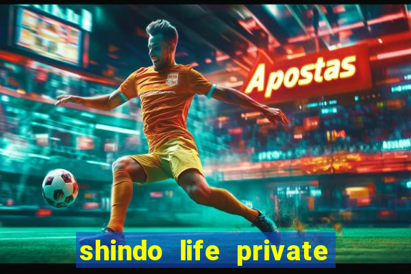 shindo life private server codes